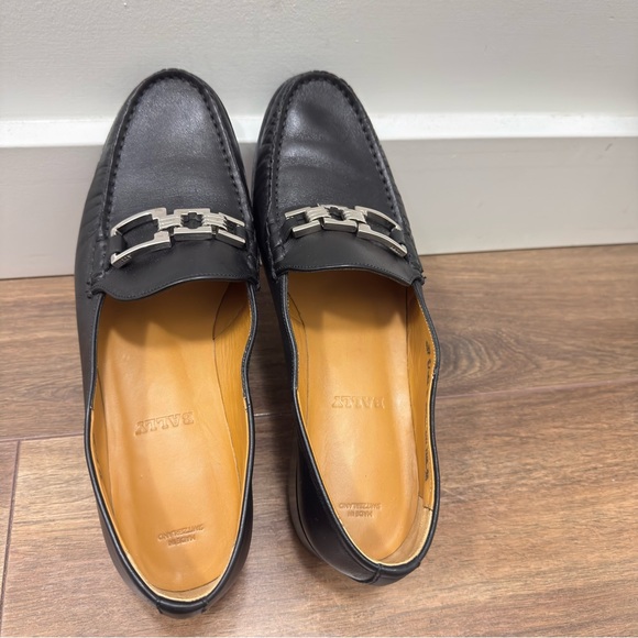 Bally Black Leather Bit Loafers with Silver Hardware women’s US 6.5 - Picture 8 of 8